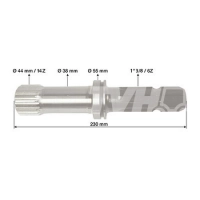 31813100 WAŁEK WOM PTO VALMET 6000, 8000 VALTRA T120,T130,T140, t170 V31813100