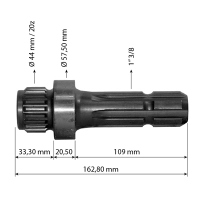 WAŁEK WOM PTO 83983802 5171332 New Holland Ts TL Ford Fiat E7NNB728AA Z6 1 3/8