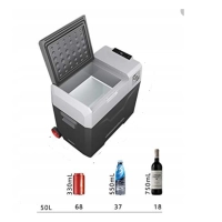 LODÓWKA TURYSTYCZNA KOMPRESOROWA SAMOCHODOWA ZAMRAŻARKA EVO C50 50L 12/24/230V