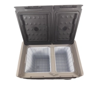 LODÓWKA TURYSTYCZNA KOMPRESOROWA SAMOCHODOWA ZAMRAŻARKA DUAL ZONE 60L 12/24/230V EVO UD65