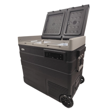 LODÓWKA TURYSTYCZNA KOMPRESOROWA SAMOCHODOWA ZAMRAŻARKA DUAL ZONE 60L 12/24/230V EVO UD65