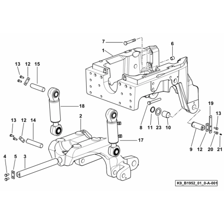 04438671 SWORZEŃ zawieszenia osi Deutz Agrotron 111mm X 40mm