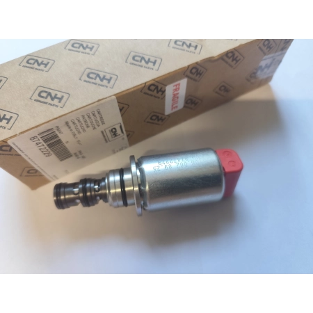 87472229, 87723774 Elektrozawór skrzyni biegów Case New Holland czerwony CNH