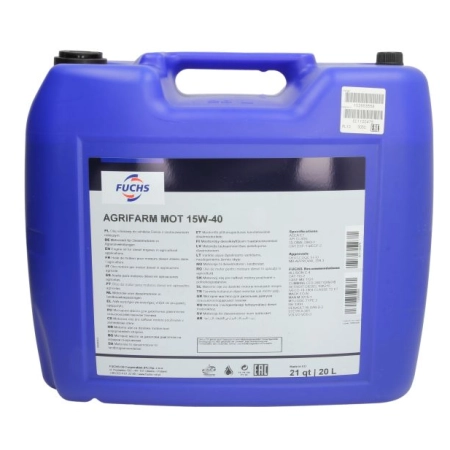 OLEJ FUCHS AGRIFARM MOT 15W40 20 L SILNIKOWY