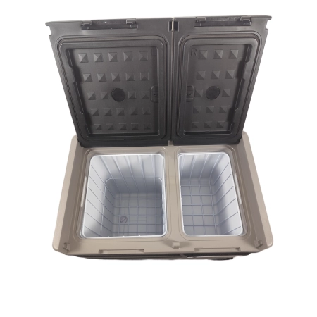 LODÓWKA TURYSTYCZNA KOMPRESOROWA SAMOCHODOWA ZAMRAŻARKA DUAL ZONE 60L 12/24/230V EVO UD65