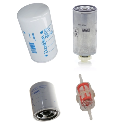 Zestaw Filtrów CASE JX90 JX95, FARMALL 95A, FARMALL 105A, FARMALL 115A, CASE JXU75 JXU85 JXU95 JXU105 JXU115 NEW HOLLAND TD5040 TD5050, TD5.95 TD5.105