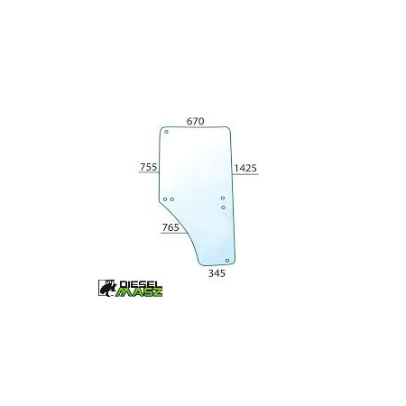 SZYBA DRZWI PRAWE JOHN DEERE 6100 6200 L169103