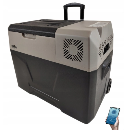 LODÓWKA KOMPRESOROWA TURYSTYCZNA SAMOCHODOWA SPĘŻARKOWA ZAMRAŻARKA EVO C40 12/24/230v